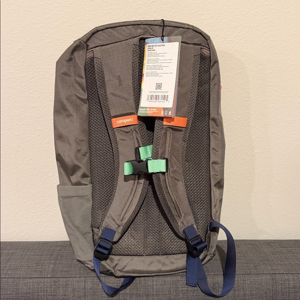 Cotopaxi Gray Backpack with Vibrant Accents - Picture 4 of 5